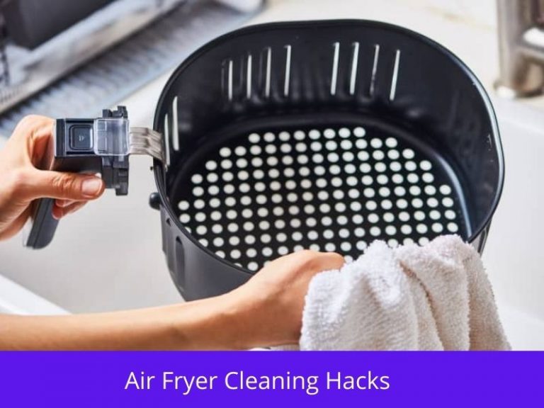 How To Clean Baked On Grease From Air Fryer Basket?