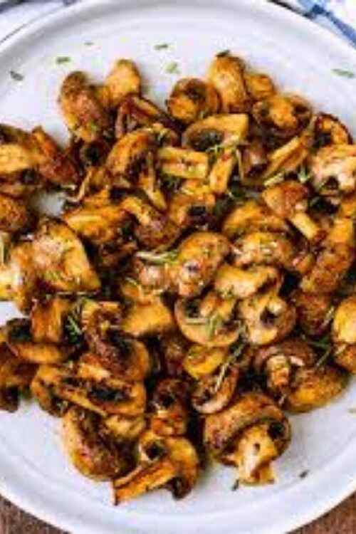 Crispy Air Fryer Mushrooms